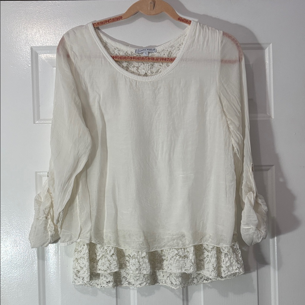 Tempo Paris Brand Blouse Size Small